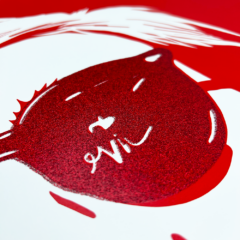 Pure Evil Print Club London Screenprint