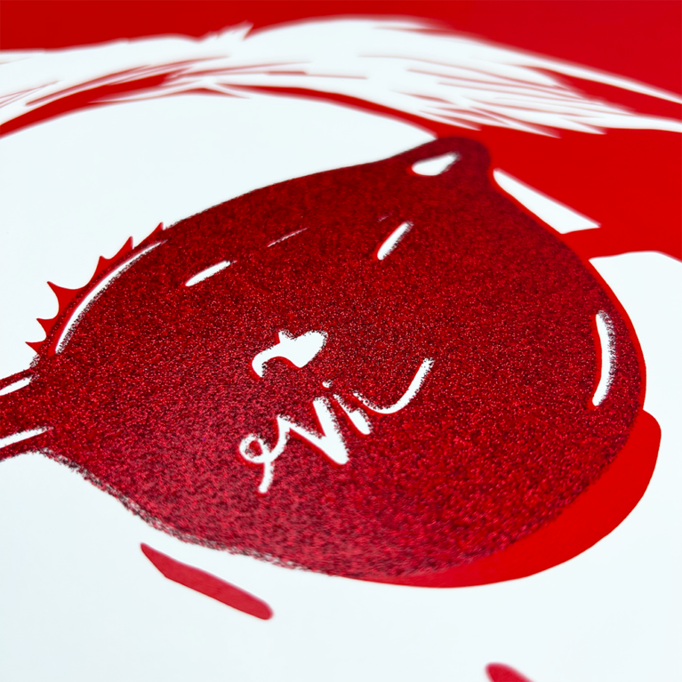 Pure Evil Print Club London Screenprint