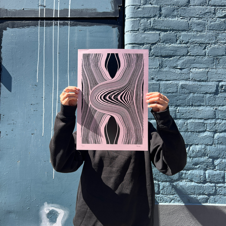 Jenny Bell Print Club London Screenprint