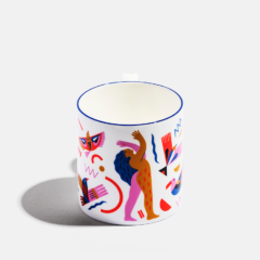 RBPCL010 – Richard Brendon – Print Club London – Margaux Carpentier – Incantation – Cut Out – Side View – Grey