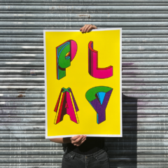 Steve Wilson Print Club London Screenprint