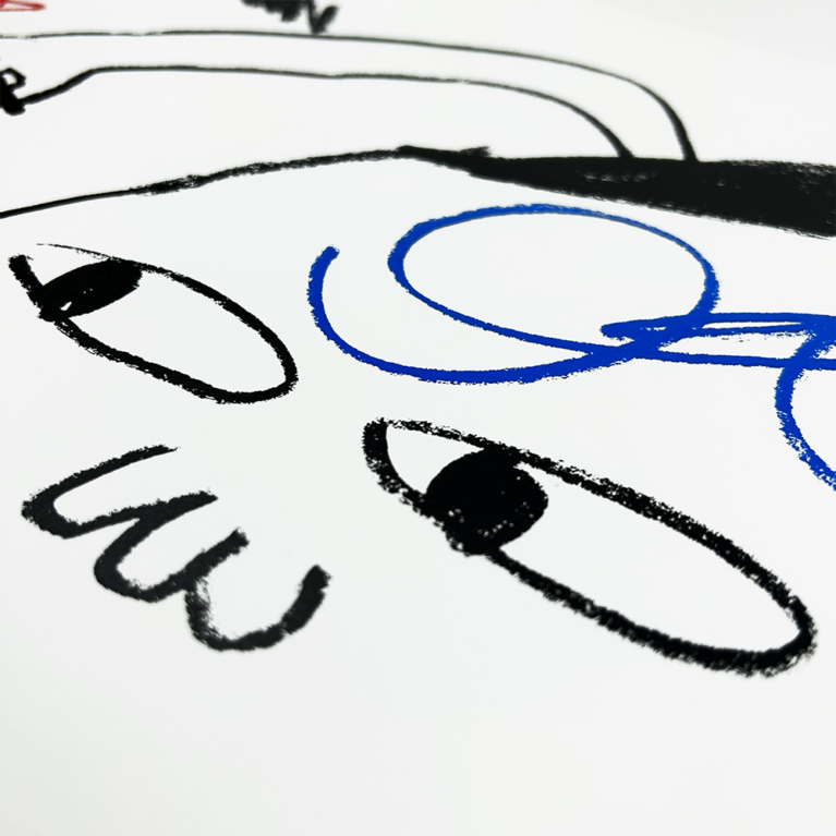 Wilfrid Wood Print Club London Screenprint