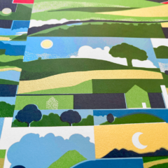 Chris Keegan Print Club London Screenprint