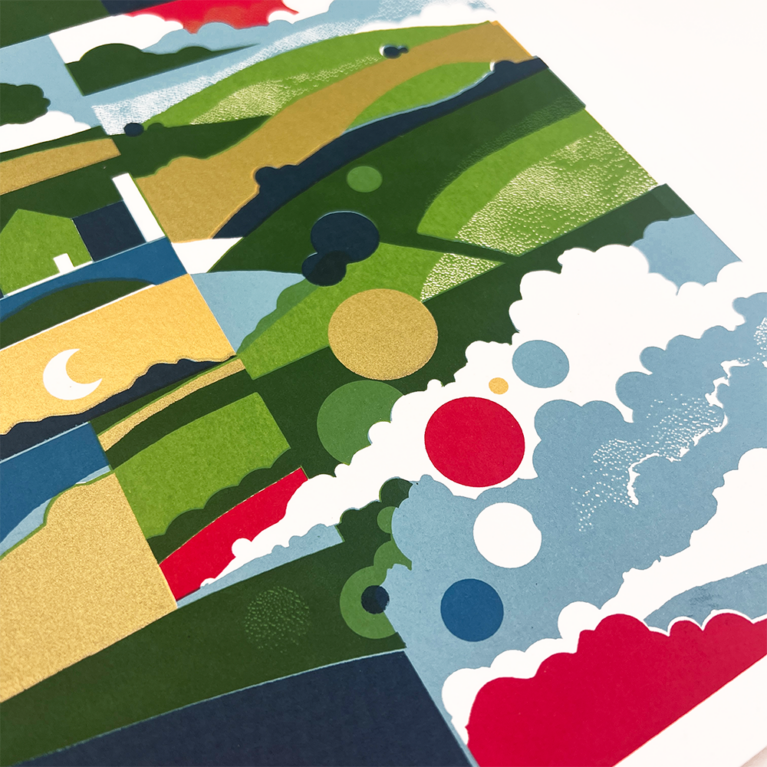 Chris Keegan Print Club London Screenprint