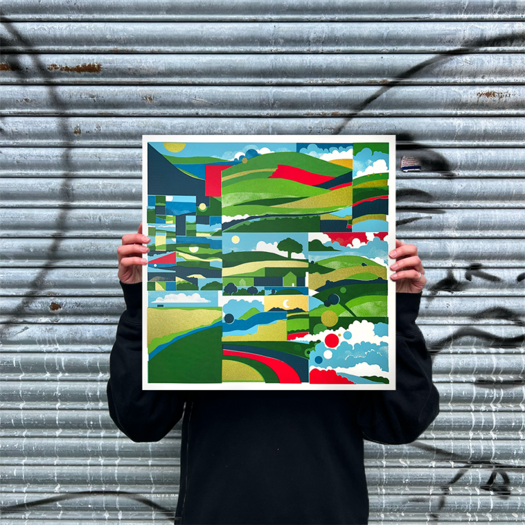 Chris Keegan Print Club London Screenprint