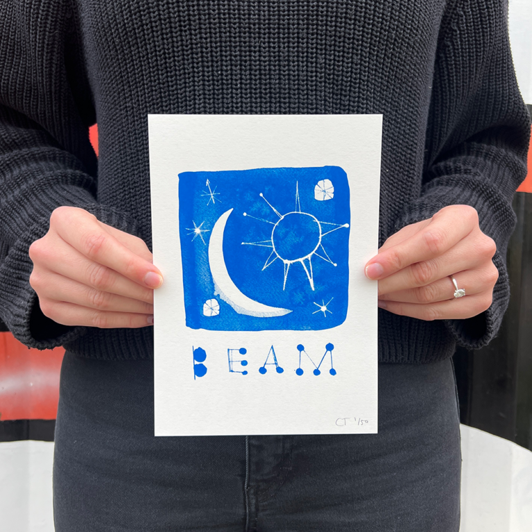 Caroline Tomlinson Print Club London Screenprint