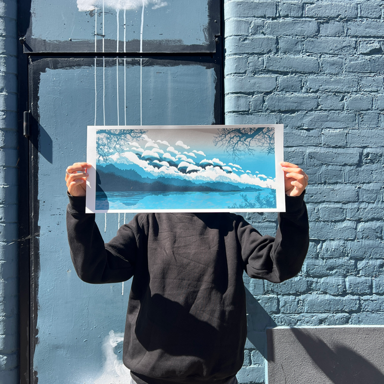 Chris Keegan Print Club London Screenprint