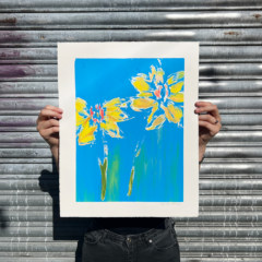 M.E. Ster Molnar Print Club London Screenprint