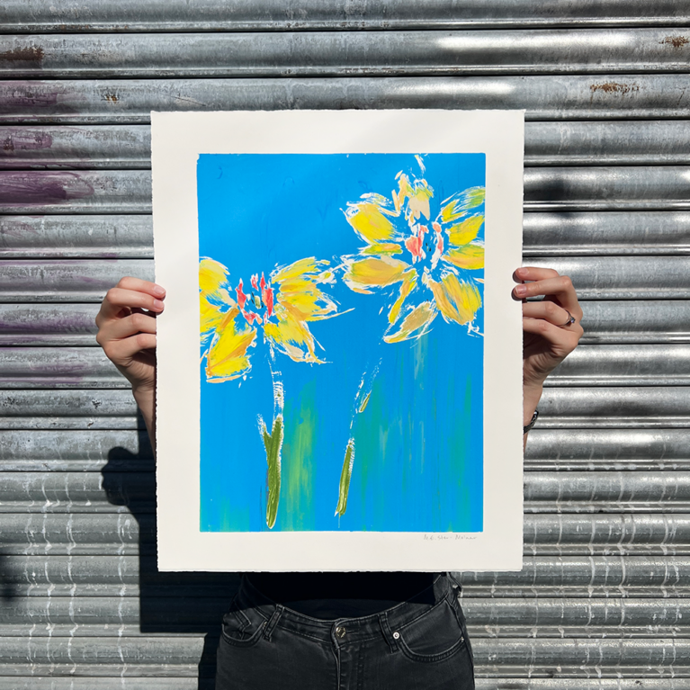 M.E. Ster Molnar Print Club London Screenprint