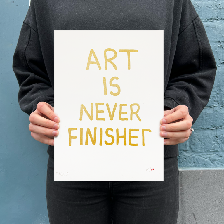 Diego Arellano Print Club London Screenprint