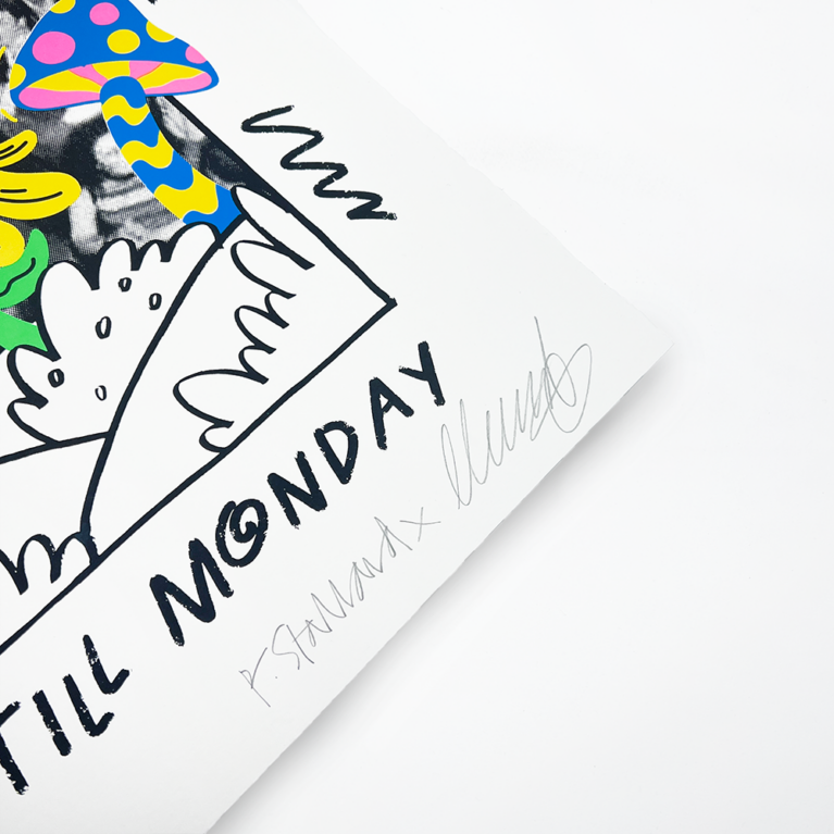 Rose Stallard x Matt Munday Print Club London Screenprint