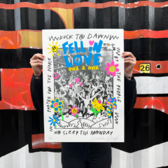 Rose Stallard x Matt Munday Print Club London Screenprint