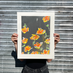 M.E. Ster Molnar Print Club London Screenprint