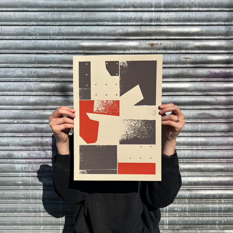 Jonathan Lawes Print Club London Screenprint