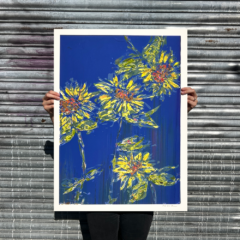 M.E. Ster Molnar Print Club London Screenprint