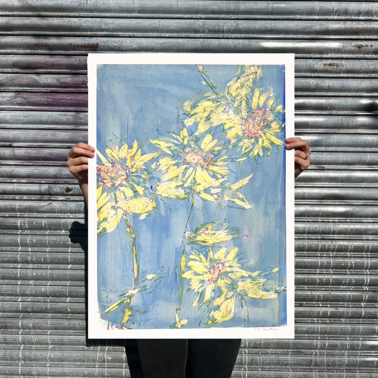 Sunflower Season #4M.E. Ster Molnar Print Club London Screenprint
