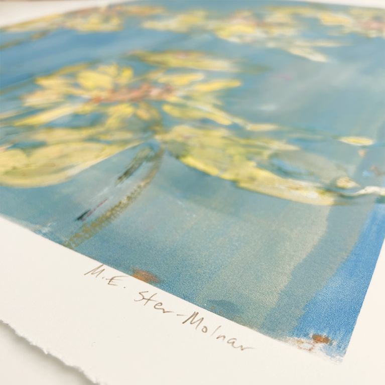 M.E. Ster Molnar Print Club London Screenprint