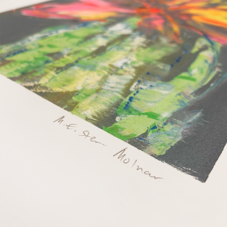 M.E. Ster Molnar Print Club London Screenprint