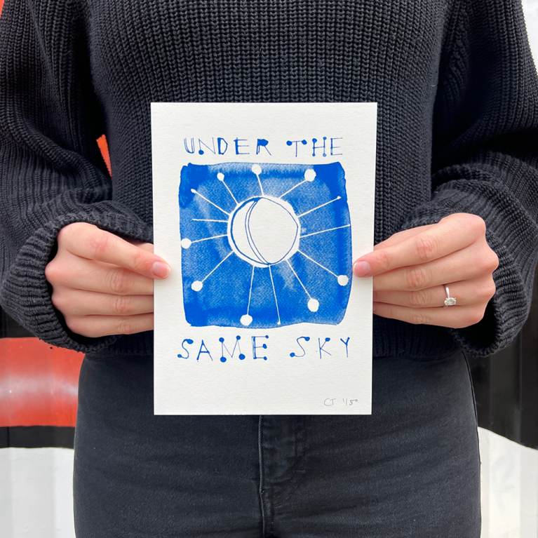 Caroline Tomlinson Print Club London Screenprint