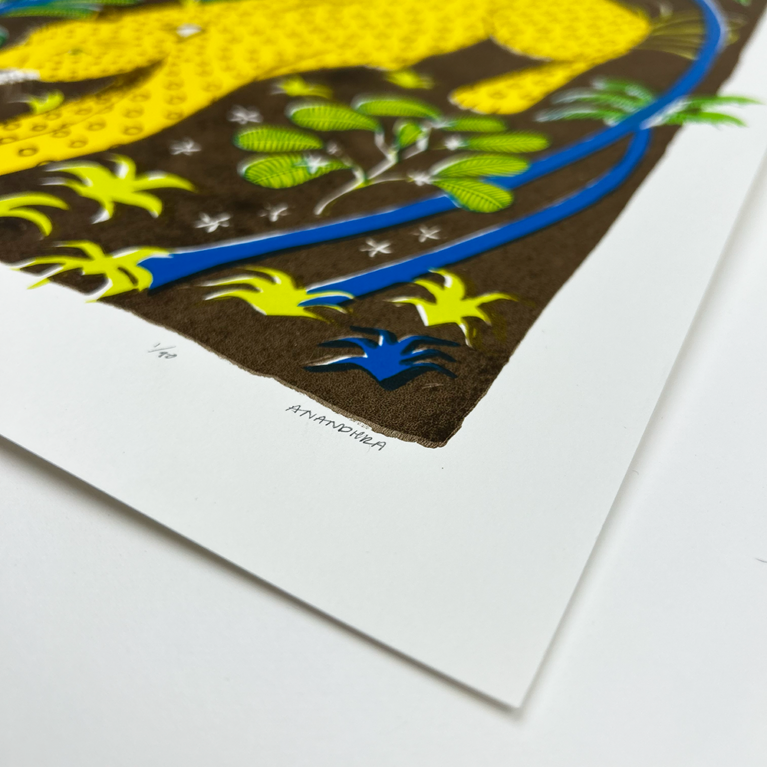 Aleesha Nandhra Print Club London Screenprint