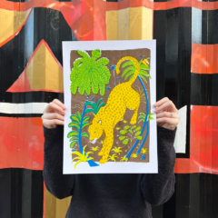 Aleesha Nandhra Print Club London Screenprint