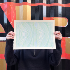 Jenny Bell Print Club London Screenprint