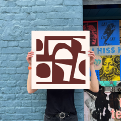 Jonathan Lawes Print Club London Screenprint