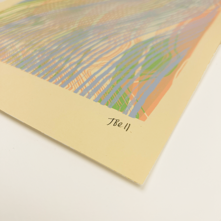 Jenny Bell Print Club London Screenprint