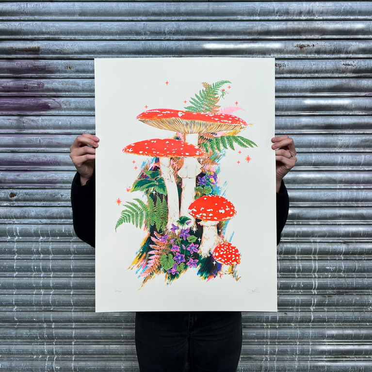 Kath Leone Print Club London Screenprint