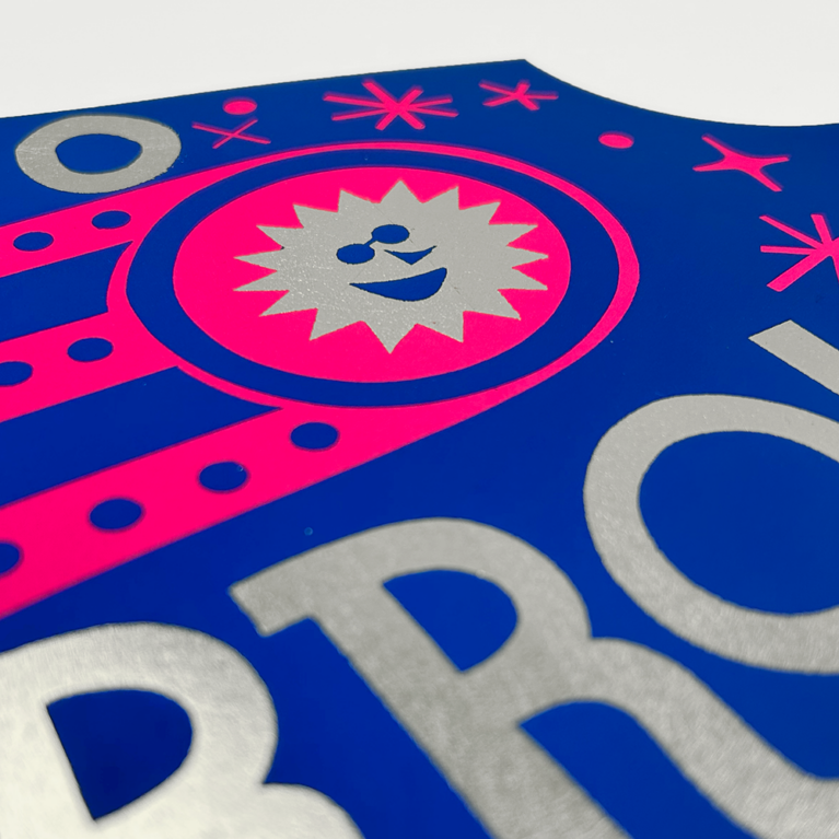 David Newton Print Club London Screenprint