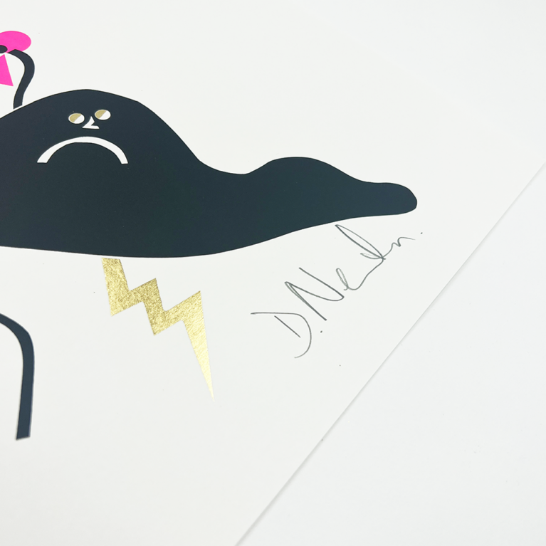 David Newton Print Club London Screenprint