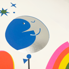 David Newton Print Club London Screenprint