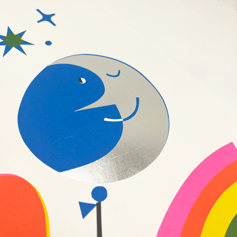 David Newton Print Club London Screenprint