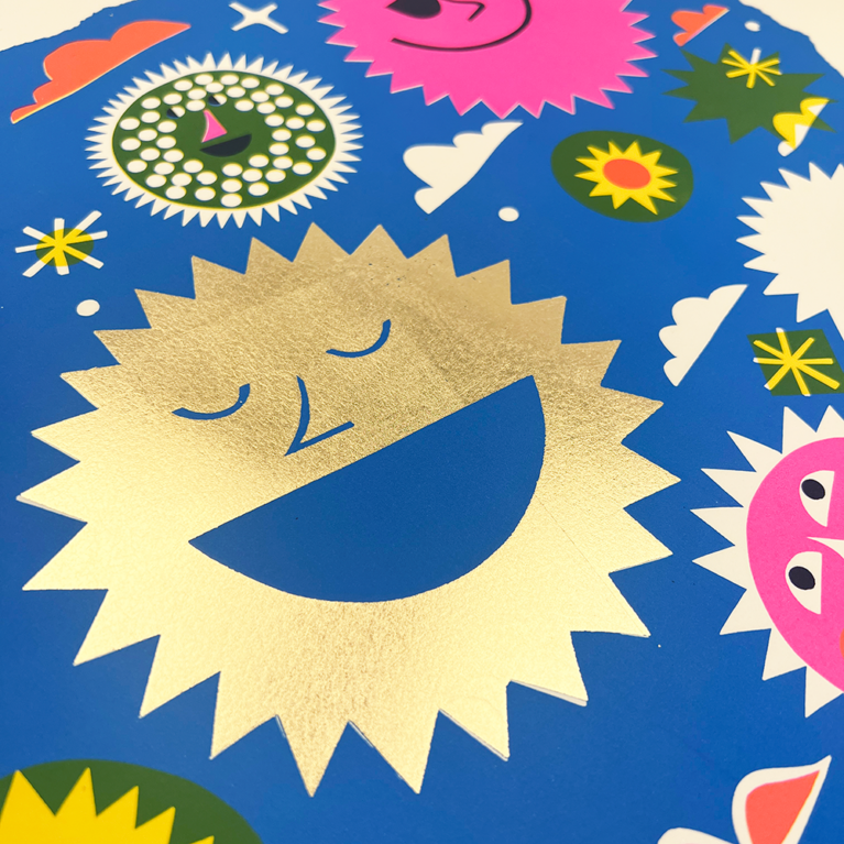 David Newton Print Club London Screenprint