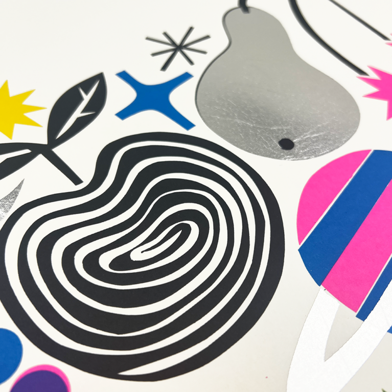 David Newton Print Club London Screenprint