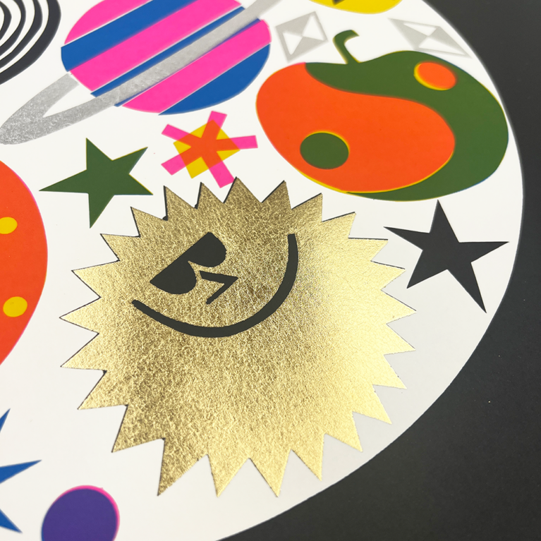 David Newton Print Club London Screenprint