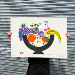 David Newton Print Club London Screenprint