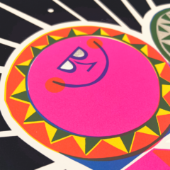 David Newton Print Club London Screenprint