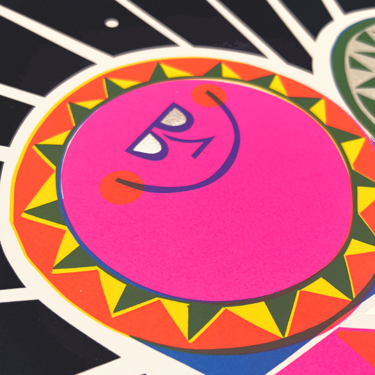 David Newton Print Club London Screenprint