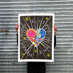 David Newton Print Club London Screenprint