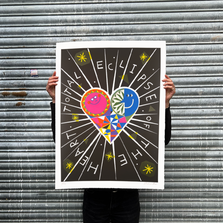 David Newton Print Club London Screenprint