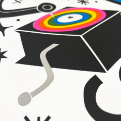 David Newton Print Club London Screenprint