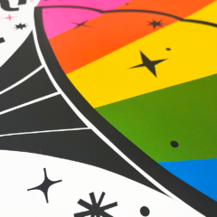 David Newton Print Club London Screenprint