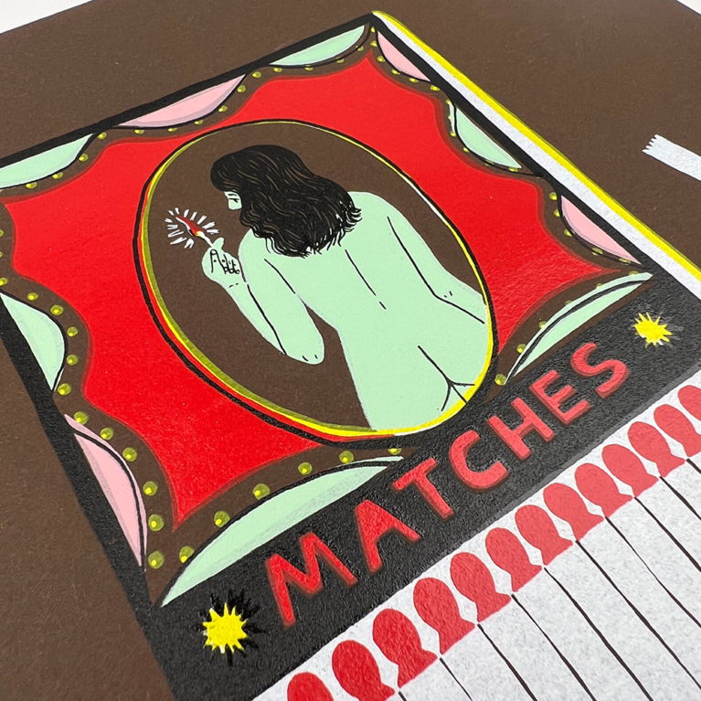 Aleesha Nandhra Print Club London Screenprint