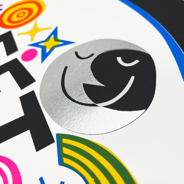 David Newton Print Club London Screenprint