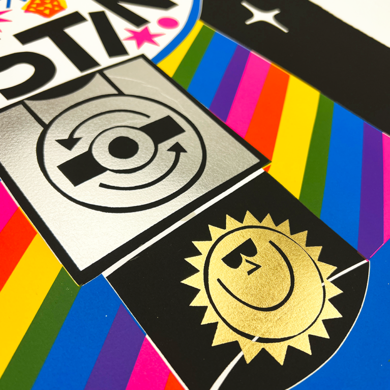 David Newton Print Club London Screenprint