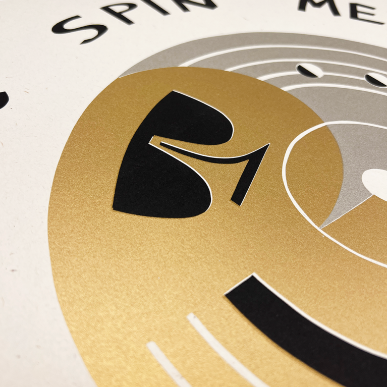 David Newton Print Club London Screenprint