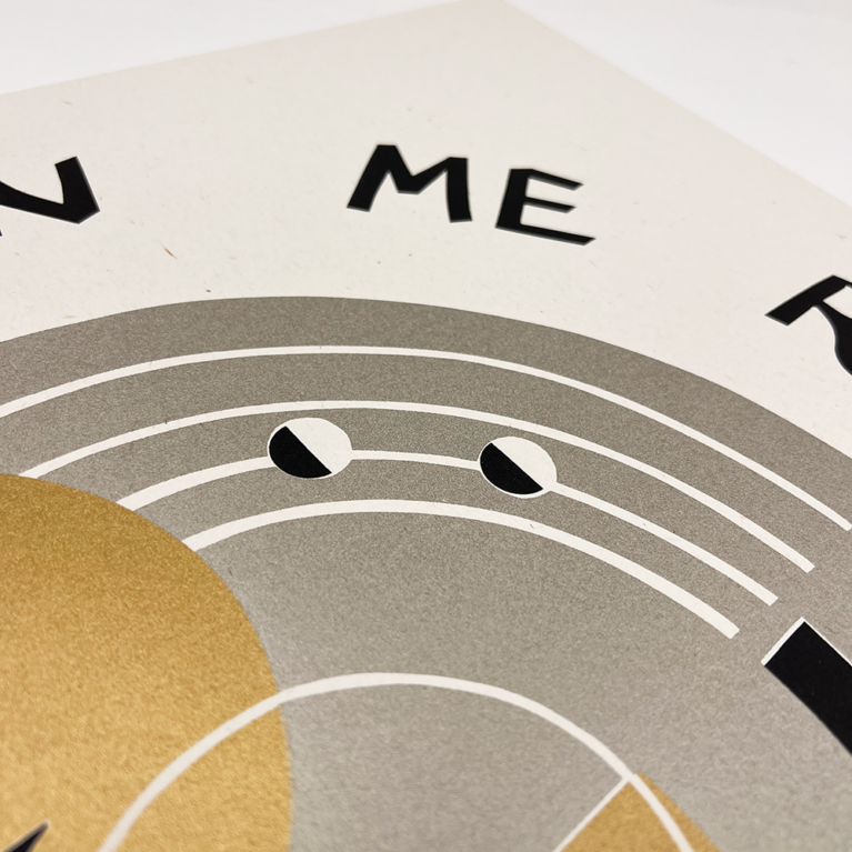 David Newton Print Club London Screenprint