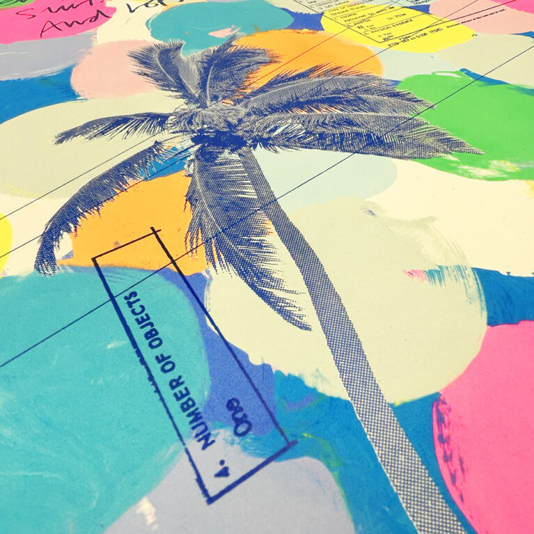 Maxine Gregson x Rose Stallard Print Club London Screenprint