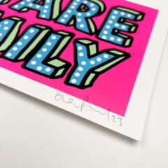 Oli Fowler Print Club London Screenprint